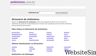 antonimos.com.br Screenshot