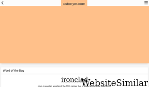antonym.com Screenshot