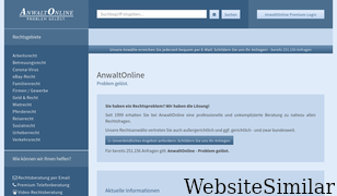 anwaltonline.com Screenshot