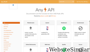 any-api.com Screenshot