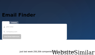 anymailfinder.com Screenshot