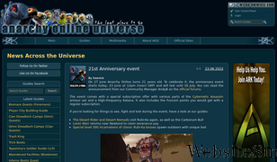ao-universe.com Screenshot