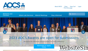 aocs.org Screenshot