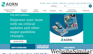 aorn.org Screenshot