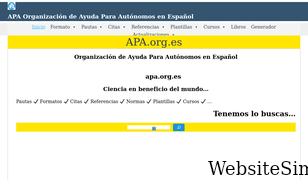 apa.org.es Screenshot
