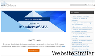 apadivisions.org Screenshot