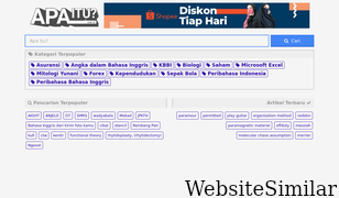 apaitu.web.id Screenshot