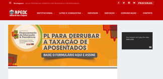 apeoc.org.br Screenshot