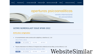 aperturas.org Screenshot