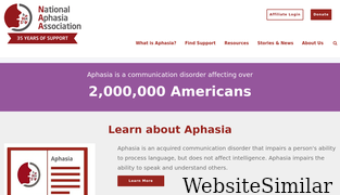 aphasia.org Screenshot