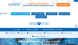 aphp.fr Screenshot