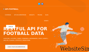 api-football.com Screenshot
