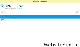 apic.org Screenshot