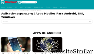 aplicacionespara.org Screenshot
