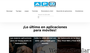 aplicacionesparamoviles.com Screenshot