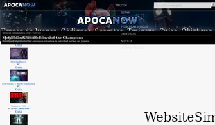 apocanow.es Screenshot