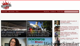 aporrea.org Screenshot