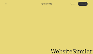 apostrophe.com Screenshot