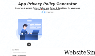 app-privacy-policy-generator.firebaseapp.com Screenshot