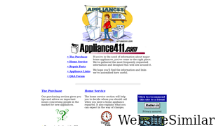 appliance411.com Screenshot