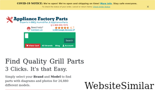 appliancefactoryparts.com Screenshot