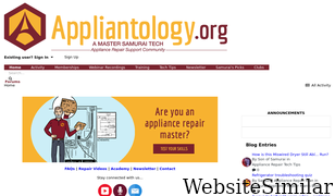 appliantology.org Screenshot