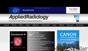 appliedradiology.com Screenshot