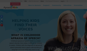 apraxia-kids.org Screenshot
