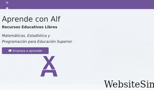 aprendeconalf.es Screenshot