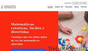 aprendiendomatematicas.com Screenshot