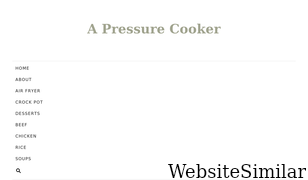 apressurecooker.com Screenshot