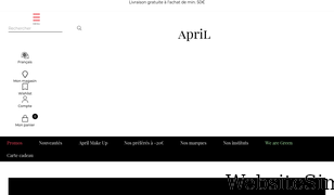 april-beauty.be Screenshot