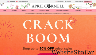 aprilcornell.com Screenshot