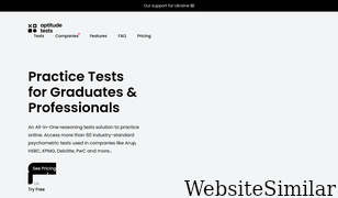 aptitude-tests.co.uk Screenshot
