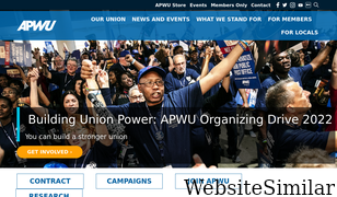 apwu.org Screenshot