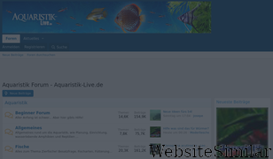 aquaristik-live.de Screenshot