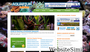 aquariumadvice.com Screenshot
