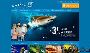 aquariumbcn.com Screenshot