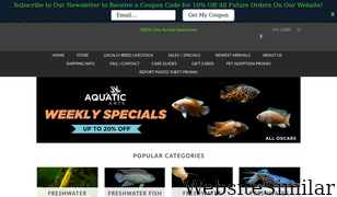 aquaticarts.com Screenshot
