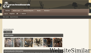 arachnoboards.com Screenshot