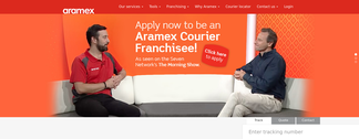 aramex.com.au Screenshot