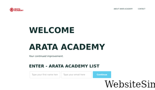 arataacademy.com Screenshot