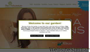 arboretum.org Screenshot