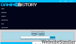 arcade-history.com Screenshot