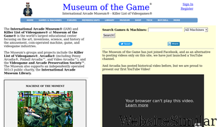arcade-museum.com Screenshot