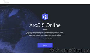 arcgis.com Screenshot