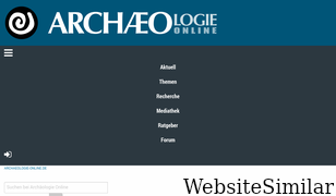 archaeologie-online.de Screenshot