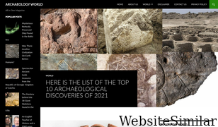 archaeology-world.com Screenshot