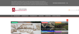 archaeologynewsnetwork.blogspot.com Screenshot