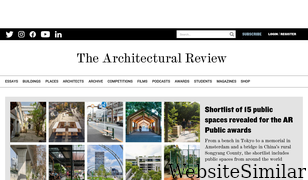 architectural-review.com Screenshot